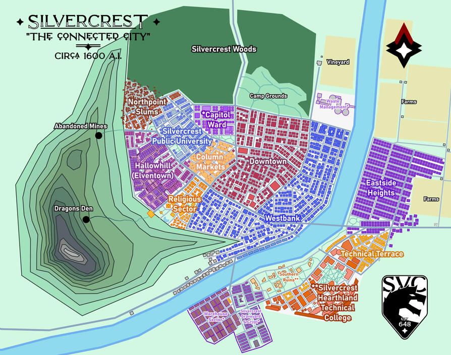 Old Silvercrest Map Old Silvercrest Map