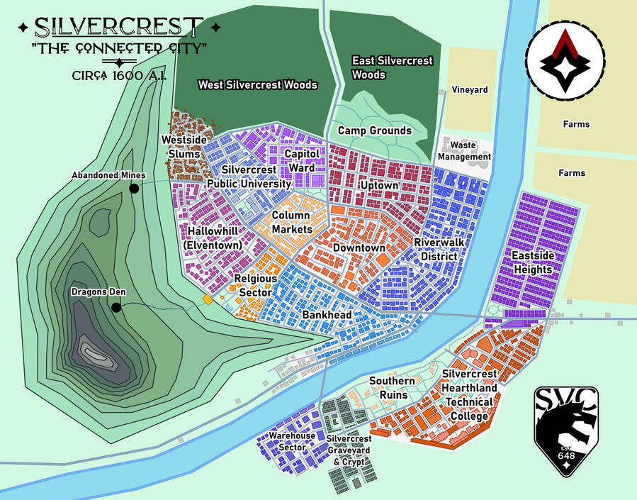 Old Silvercrest Map