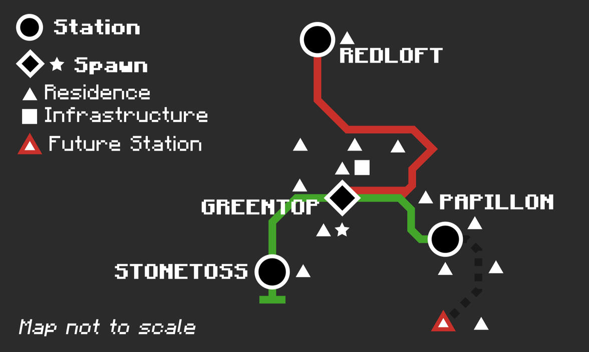 FRAFCraft Train Map