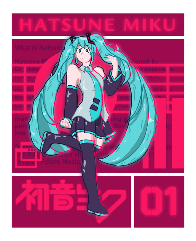 Shitty Miku Art